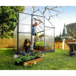 Hybrid Serra Da Giardino in Policarbonato 426X185X208 cm Verde-Canopia Sale