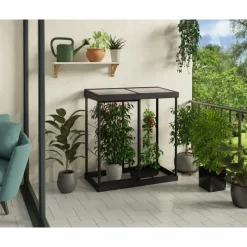 Ivy Mini Serra Da Giardino in Policarbonato 124X64X150 cm-Canopia Online