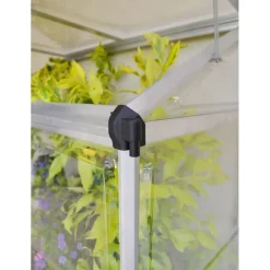 Lean-To Serra Da Giardino in Policarbonato 125X63X160 cm Trasparente-Canopia Online