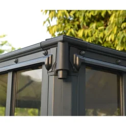 Ledro Gazebo Chiuso in Alluminio 3X3 m-Canopia Clearance