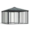 Ledro Gazebo Chiuso in Alluminio 3.6X3.6 m-Canopia Hot
