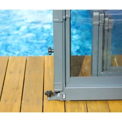 Majorca CoPertura Telescopica de Policarbonato & Alluminio Per Piscina 6X4 m-Canopia Discount