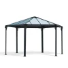 Monaco Gazebo Esagonale in Alluminio 3.6X4 m-Canopia
