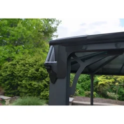Monaco Gazebo Esagonale in Alluminio 3.6X4 m-Canopia