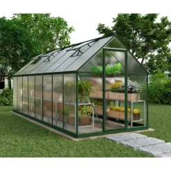 Mythos Doppio Strato Serra Da Giardino in Policarbonato 426X185X208 cm Verde-Canopia Clearance