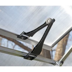 Mythos Doppio Strato Serra Da Giardino in Policarbonato 126X185X208 cm Argento-Canopia Clearance