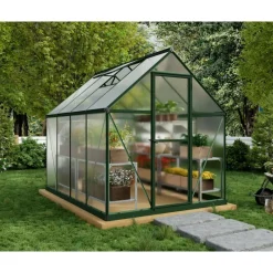 Mythos Doppio Strato Serra Da Giardino in Policarbonato 247X185X208 cm Verde-Canopia New