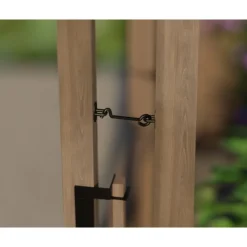 NATURA Doppio Strato Serra Da Giardino in Policarbonato 360X237.5X261 cm - Legno di cedro-Canopia Discount