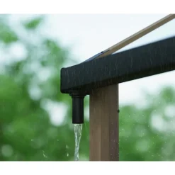 NATURA Doppio Strato Serra Da Giardino in Policarbonato 500.5X237.5X261 cm - Legno di cedro-Canopia