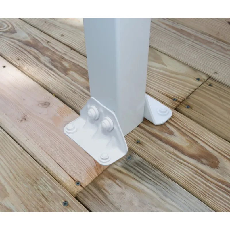 Olympia Pergola Addossata in Alluminio 3X4.3 m Bianco-Canopia Best