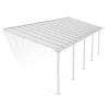 Olympia Pergola Addossata in Alluminio 3X9.2 m Bianco-Canopia Online