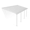 Olympia Pergola Addossata in Alluminio 3X7.4 m Bianco-Canopia New