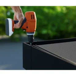 OSLO Carport in Alluminio 6X9 m Nero-Canopia Hot