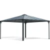 Palermo Gazebo in Alluminio 4.3X4.3 m-Canopia Online