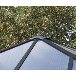 Palermo Gazebo in Alluminio 4.3X4.3 m-Canopia Online