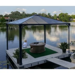 Palermo Gazebo in Alluminio 3.6X3.6 m-Canopia