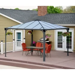 Palermo Gazebo in Alluminio 3.6X3.6 m-Canopia