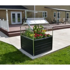 Plant-inn Mini Serra Da Giardino in Policarbonato 118X118X148 cm-Canopia Online