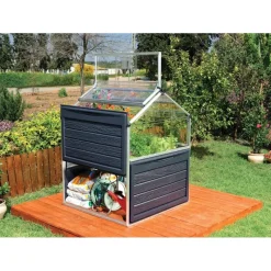 Plant-inn Mini Serra Da Giardino in Policarbonato 118X118X148 cm-Canopia Online