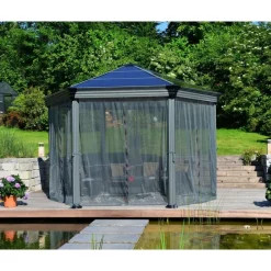 Rete Antizanzare Esagonale Per Gazebo Monaco / Roma 2.3X2.2 m-Canopia Hot