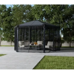 Rete Antizanzare Esagonale Per Gazebo Monaco / Roma 2.3X2.2 m-Canopia Hot