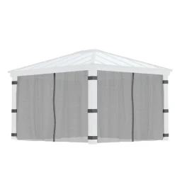 Rete Antizanzare Per Gazebo Dallas 3.6X4.3 m-Canopia New