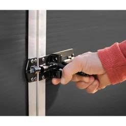 Rubicon Casetta Da Giardino in Policarbonato Ultra Resistente 229X237X235 cm Grigio Scuro-Canopia Clearance