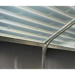 Rubicon Casetta Da Giardino in Policarbonato Ultra Resistente 229X237X235 cm Grigio Scuro-Canopia Clearance