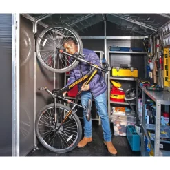 Rubicon Casetta Da Giardino in Policarbonato Ultra Resistente 229X185X217 cm Grigio Scuro-Canopia Online