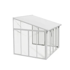 San Remo Pergola Chiusa in Alluminio 3X3 m Bianco-Canopia Best