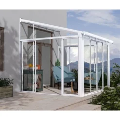 San Remo Pergola Chiusa in Alluminio 3X3 m Bianco-Canopia Best