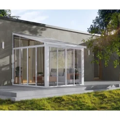 San Remo Pergola Chiusa in Alluminio 3X3 m Bianco-Canopia Best