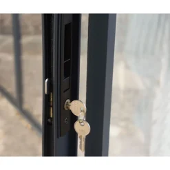 San Remo Pergola Chiusa in Alluminio 3X4.4 m Grigio-Canopia