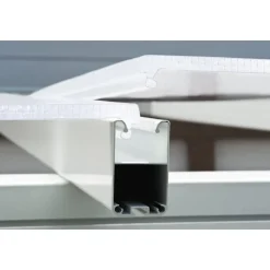 San Remo Pergola Chiusa in Alluminio 3X3 m Grigio-Canopia Clearance