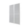Set Di Porte a Rete Per Sanremo Pergola Chiusa Bianco-Canopia