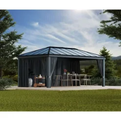 Set Di Tende Per Gazebo Dallas 3.6X6 m-Canopia Hot
