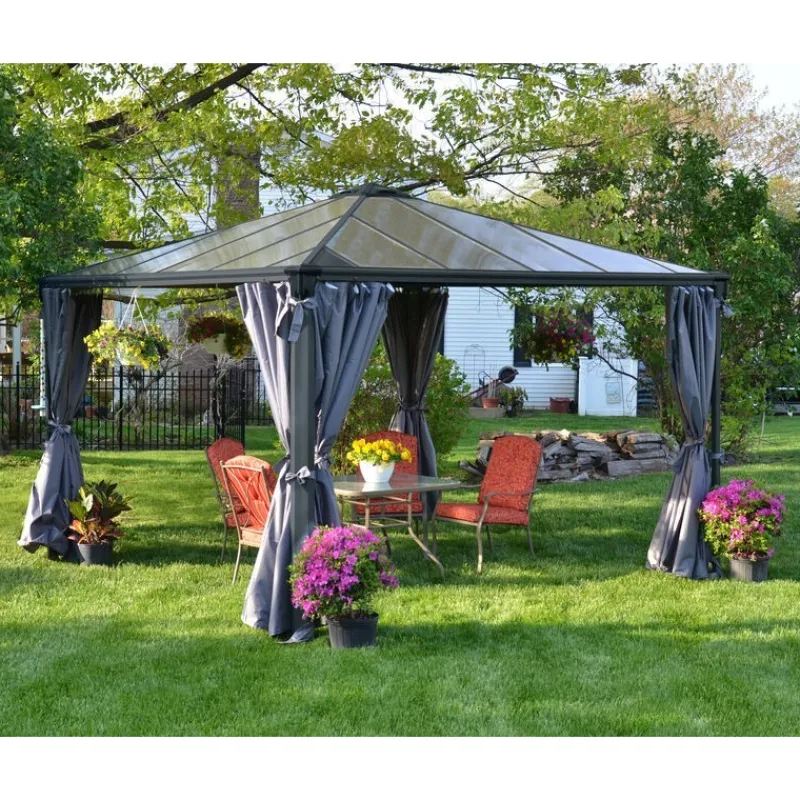 Set Di Tende Per Gazebo Palermo 4X2.2 m-Canopia