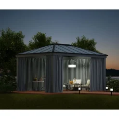 Set Di Tende Per Gazebo Dallas 3.6X5 m-Canopia