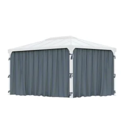 Set Di Tende Per Gazebo Martinique 4X2.2 m-Canopia Clearance