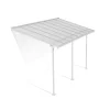 Sierra Pergola Addossata in Alluminio 2.3X4.5 m Bianco-Canopia Online