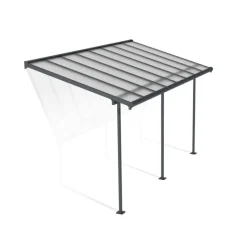 Sierra Pergola Addossata in Alluminio 2.3X4.5 m Grigio-Canopia Sale