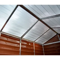 Skylight Casetta Da Giardino in Policarbonato 90X185X217 cm Ambra-Canopia Hot