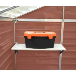 Skylight Casetta Da Giardino in Policarbonato 229X185X217 cm Ambra-Canopia Clearance