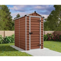 Skylight Casetta Da Giardino in Policarbonato 176X120X203 cm Ambra-Canopia Best