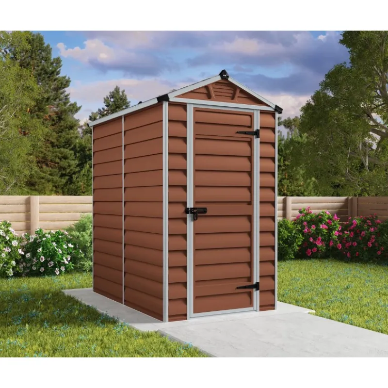 Skylight Casetta Da Giardino in Policarbonato 176X120X203 cm Ambra-Canopia Best