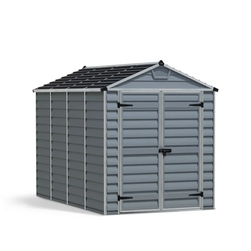 Skylight Casetta Da Giardino in Policarbonato 303X185X217 cm Grigio-Canopia Hot