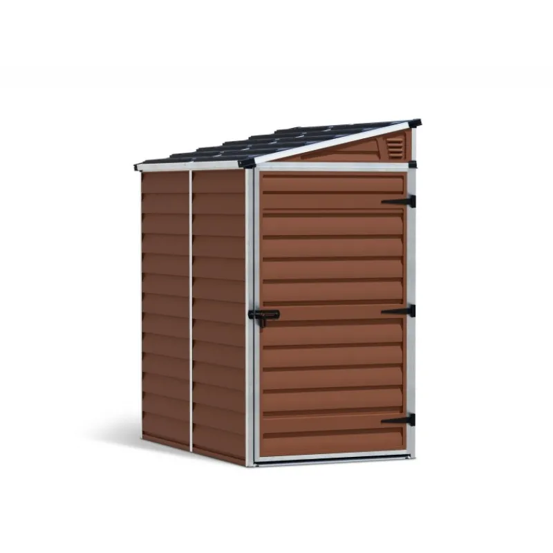 Skylight Casetta Da Giardino in Policarbonato 176X120X203 cm Ambra-Canopia Clearance