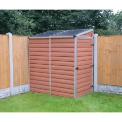 Skylight Casetta Da Giardino in Policarbonato 176X120X203 cm Ambra-Canopia Clearance