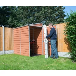 Skylight Casetta Da Giardino in Policarbonato 176X120X203 cm Ambra-Canopia Clearance