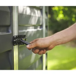 Skylight Casetta Da Giardino in Policarbonato 229X185X217 cm Grigio Scuro-Canopia Online